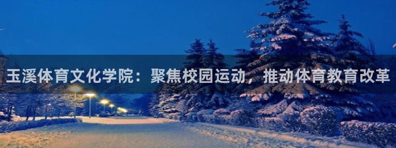 yy易游官方正版app科技：玉溪体育文化学院：聚焦校